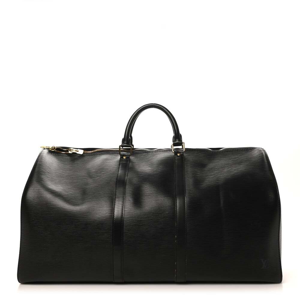 Louis Vuitton Epi Keepall 55 Black #261784L89B